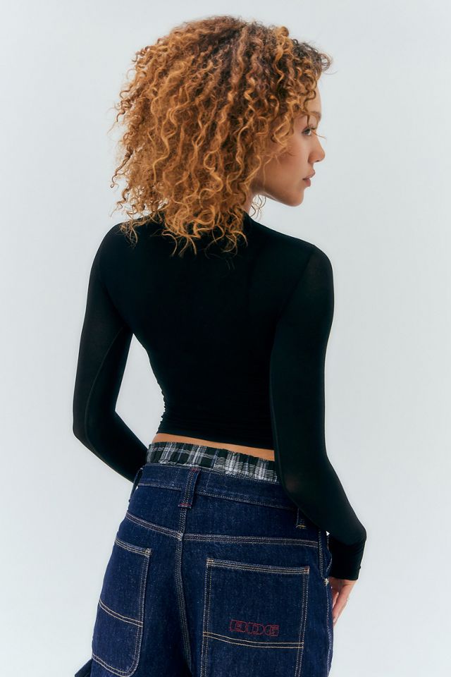 iets frans... Sheer Base Layer Top  #2