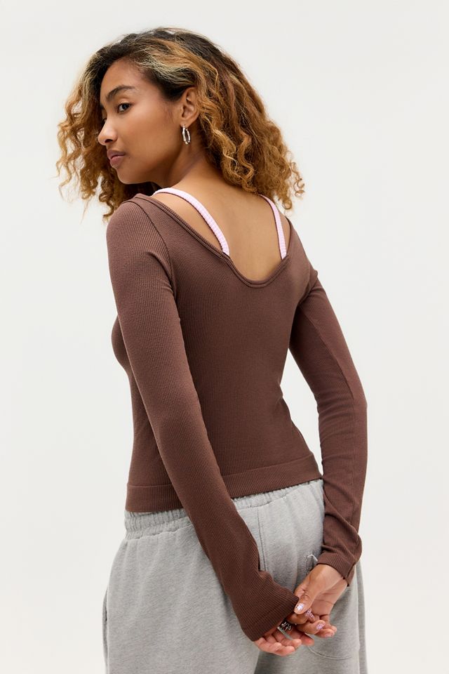 iets frans.. Double Layer Long Sleeve Top #3