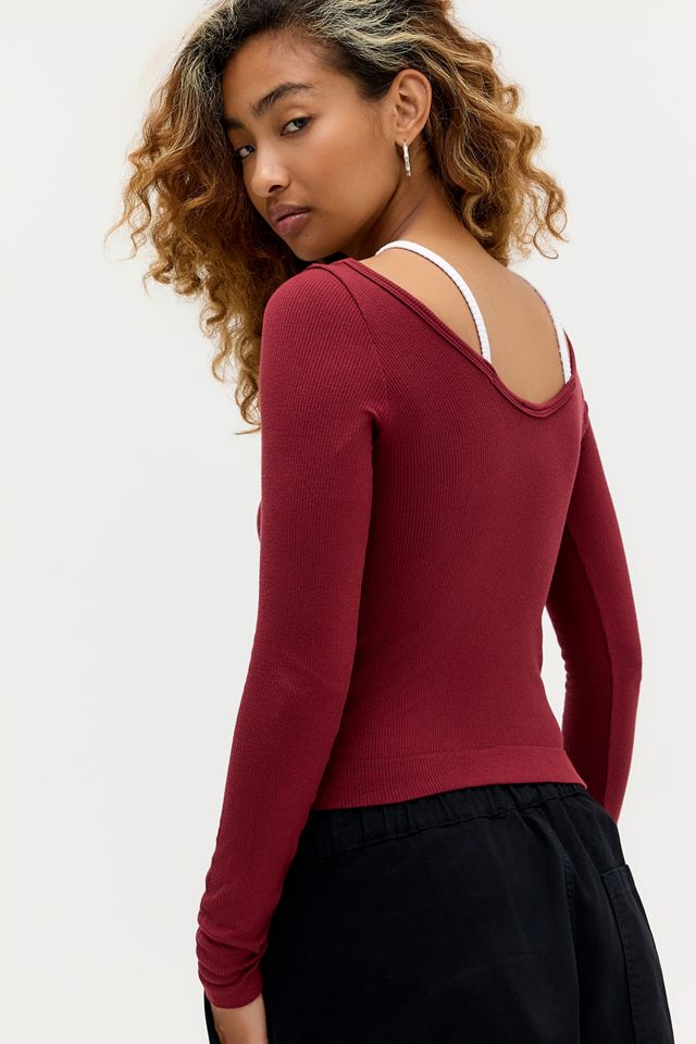 iets frans.. Double Layer Long Sleeve Top #3