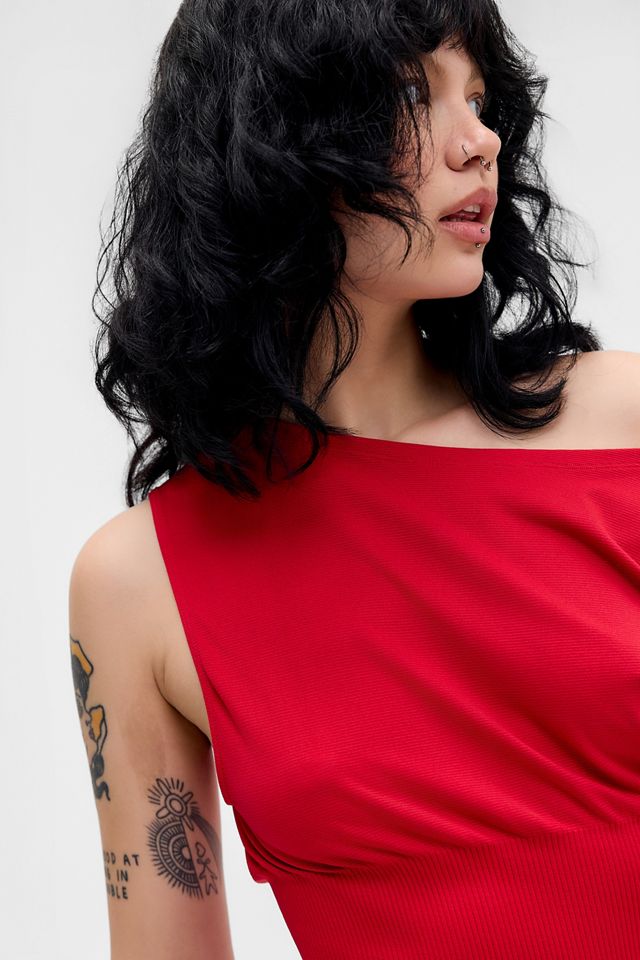 iets frans... Top Senza Cuciture con Spalle Scoperte #2