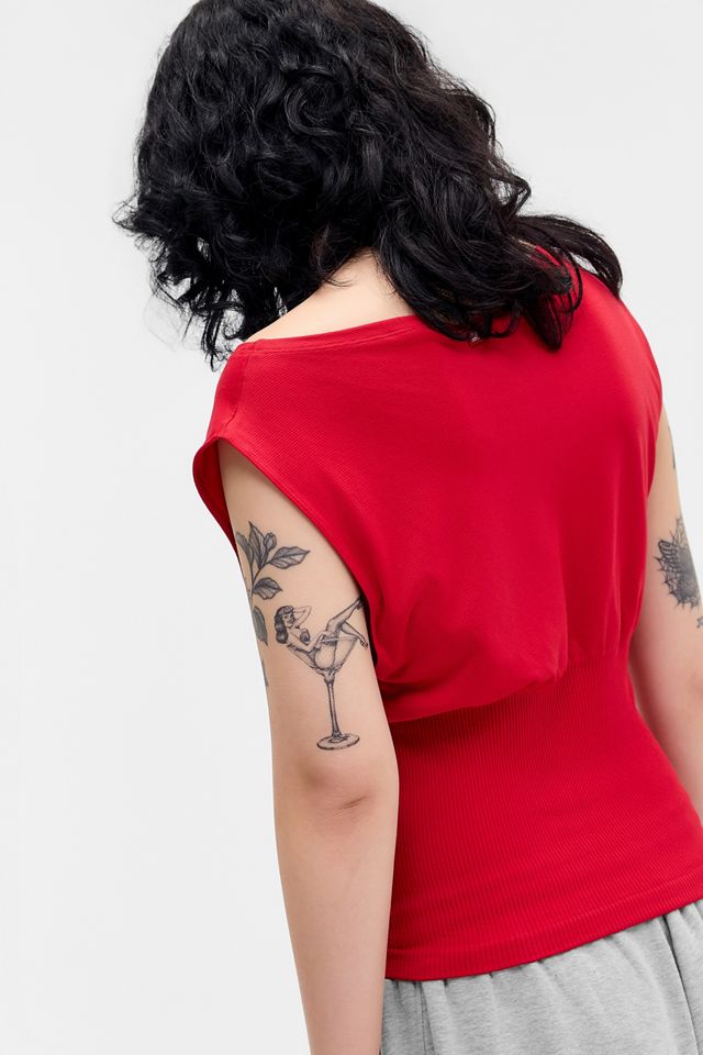 iets frans... Top Senza Cuciture con Spalle Scoperte #3