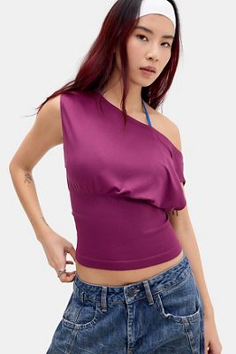 UO - Haut en maille bouclette et bordures ondulées | Urban Outfitters FR