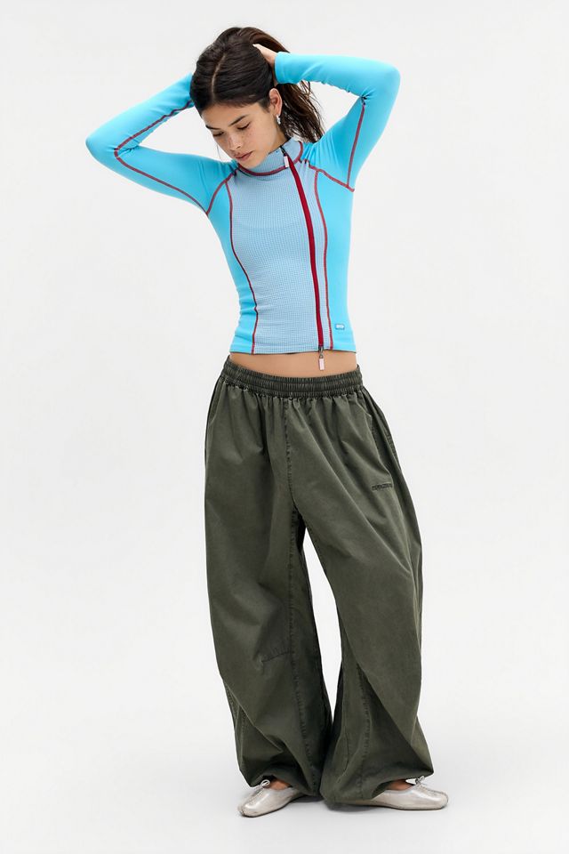 iets frans... Trichterkragen-Zip-Durchgehende Trainingsjacke #1