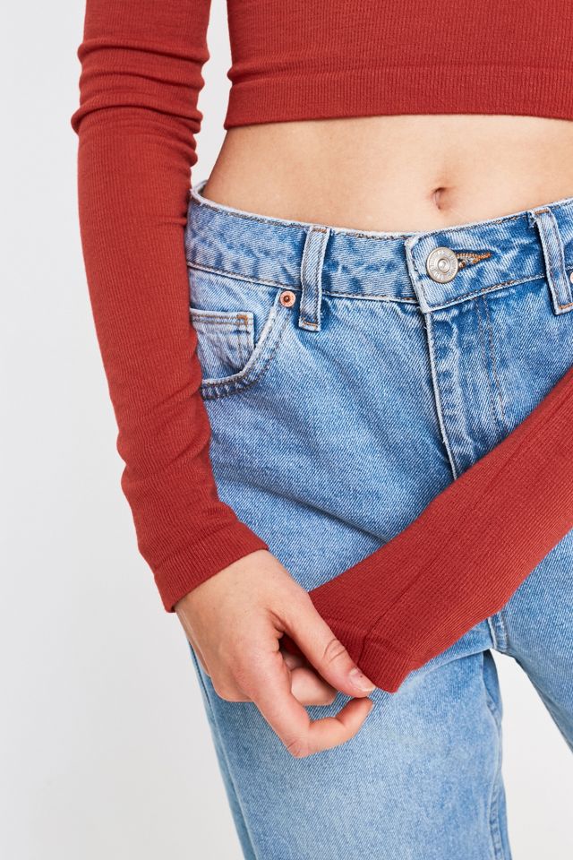 Urban Outfitters – Kurzes Longsleeve mit quadratischem Ausschnitt #4