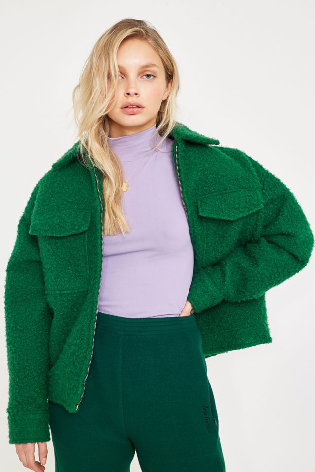 UO Sassy Lavender Funnel Neck Top #1