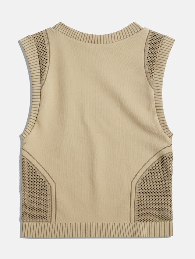 iets frans... Recycled Serena Ribbed Mesh Tank Top #5