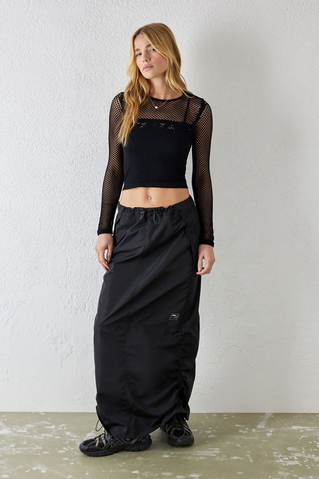 iets frans... Fishnet Logo Cut-Out Top #2