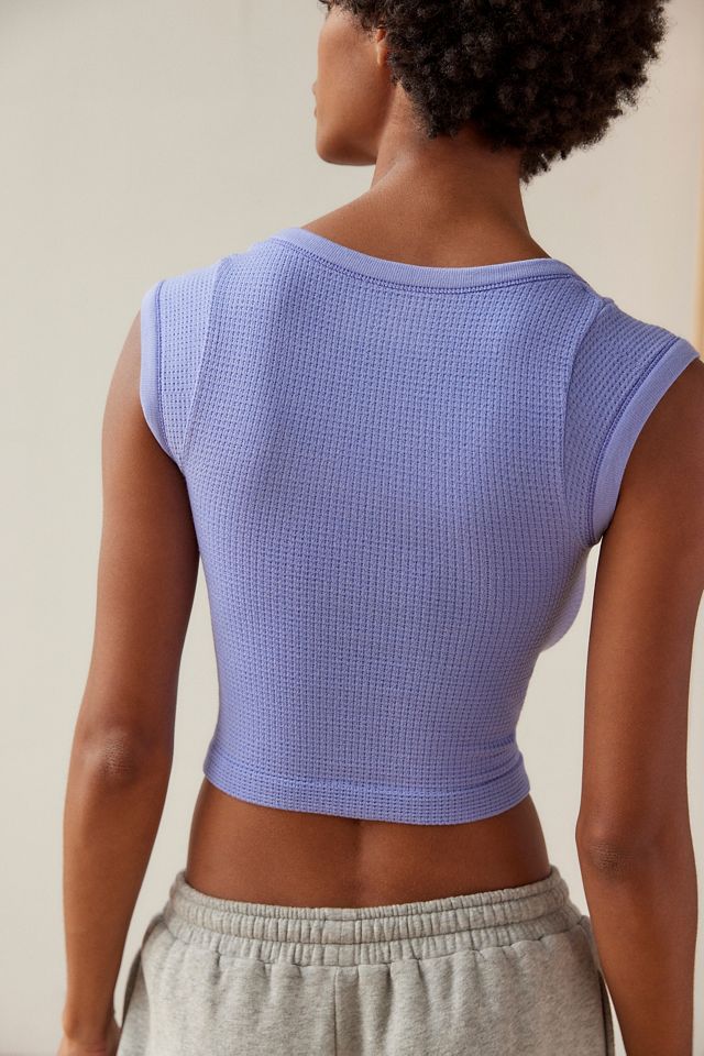 Out From Under Knockout Seamless Lace-Up T-Shirt #2