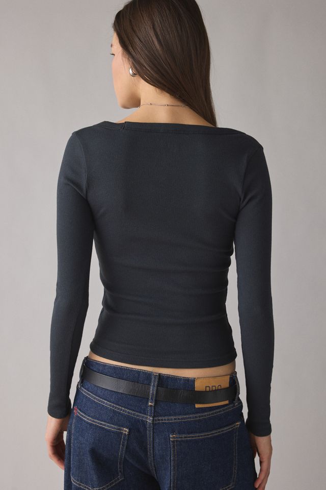 BDG Off Duty Rib Long Sleeve T-Shirt #4