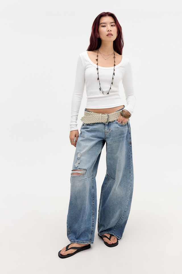 BDG Off Duty Rib Long Sleeve T-Shirt #1