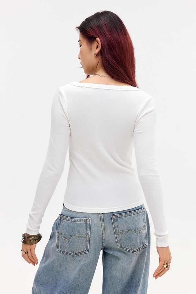 BDG Off Duty Rib Long Sleeve T-Shirt #3
