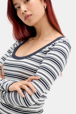 BDG Off Duty Rib Long Sleeve T-Shirt
