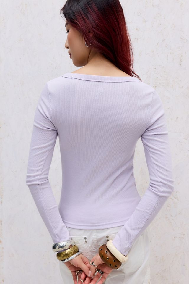 BDG Camiseta de Manga Larga Acanalada Off Duty #3