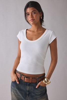 BDG Off Duty Rib Short Sleeve T-Shirt
