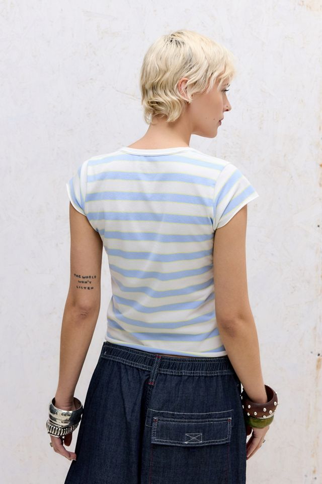 UO Kompressions-V-Ausschnitt-T-Shirt #3