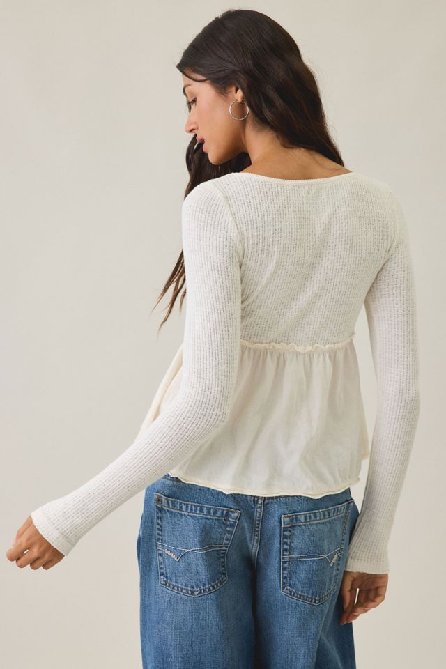 BDG Keepsake Surplice Babydoll Top #2