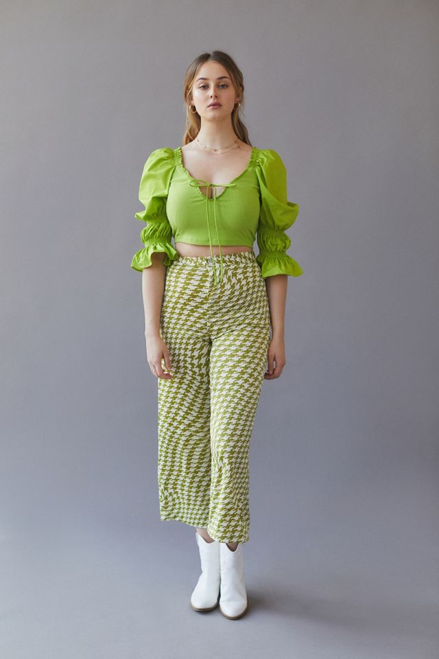 UO Rozi Cropped Blouse  #2