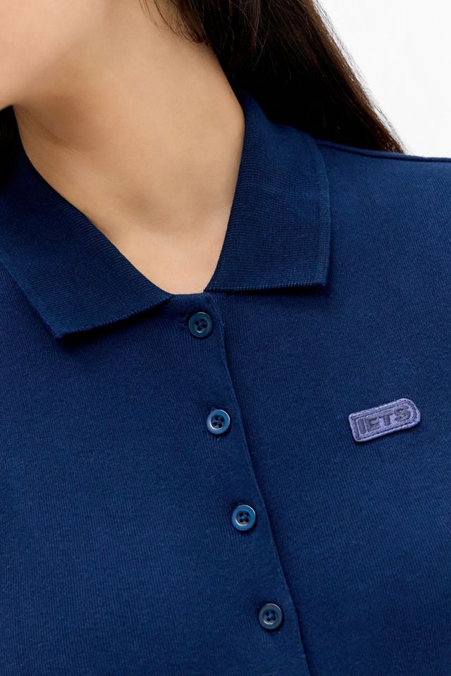 iets frans... Short Sleeve Button-Through Polo Shirt #2