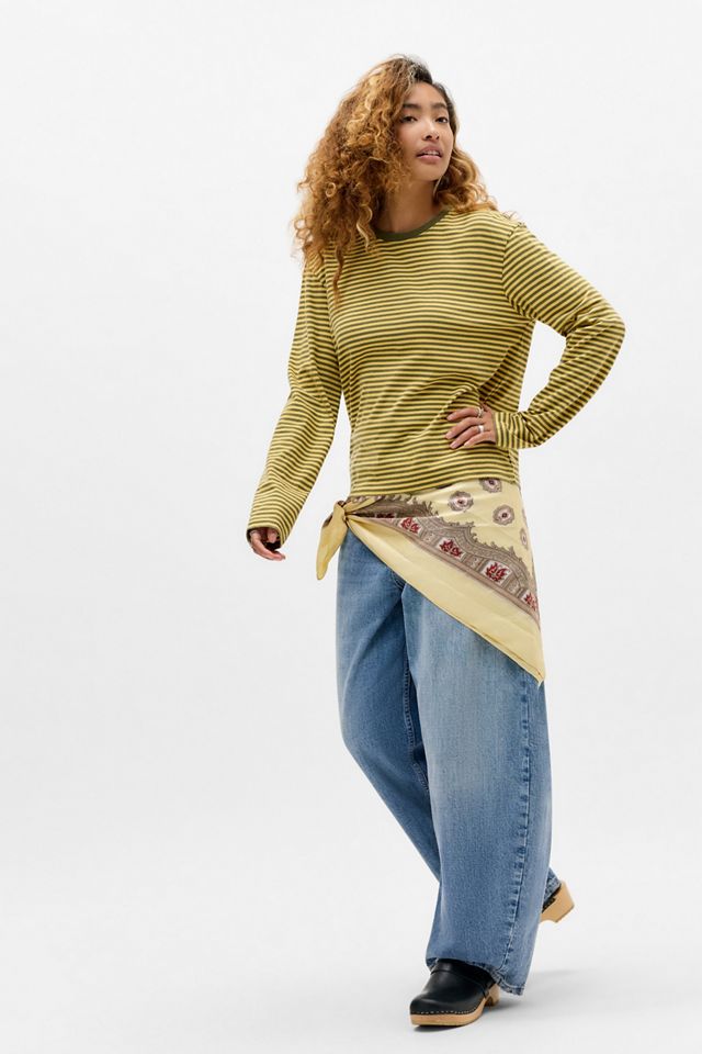 BDG Stripe Long Sleeve Relaxed T-Shirt #2