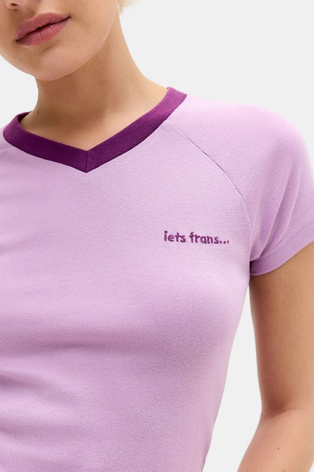 T-shirt col V profond iets frans... #2