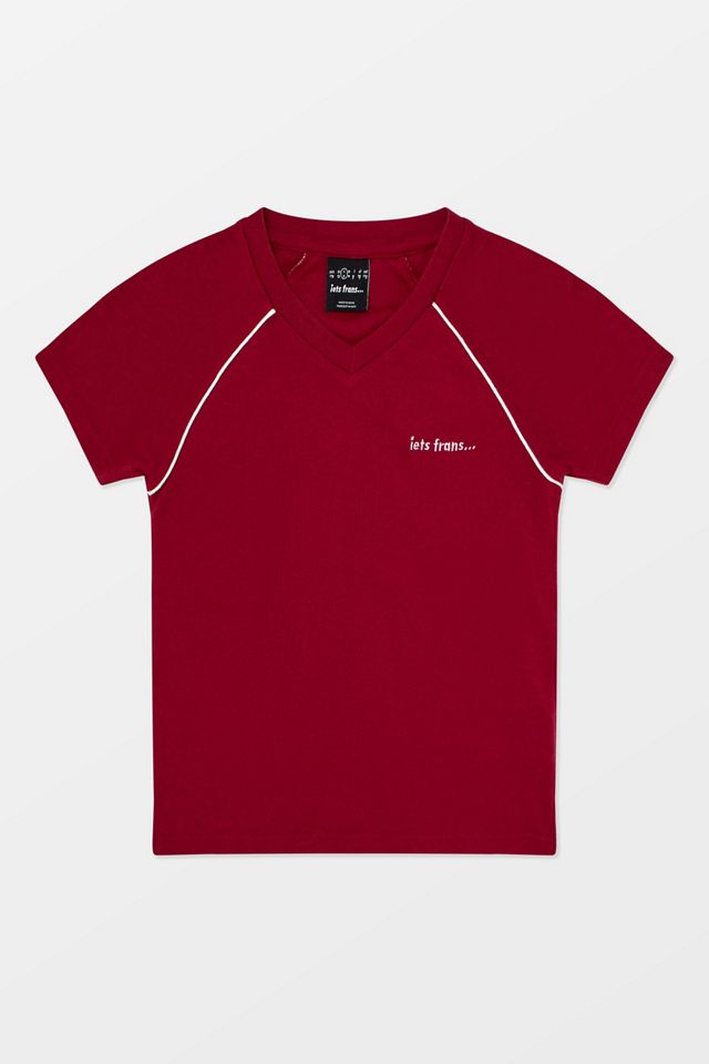 iets frans... High V-Neck Baby Tee #4