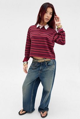 BDG Val Long Sleeve Polo Shirt