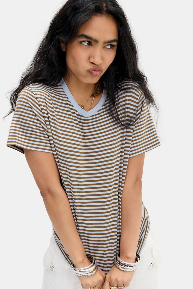 BDG Gestreiftes Relaxed Kurzarm-T-Shirt #2