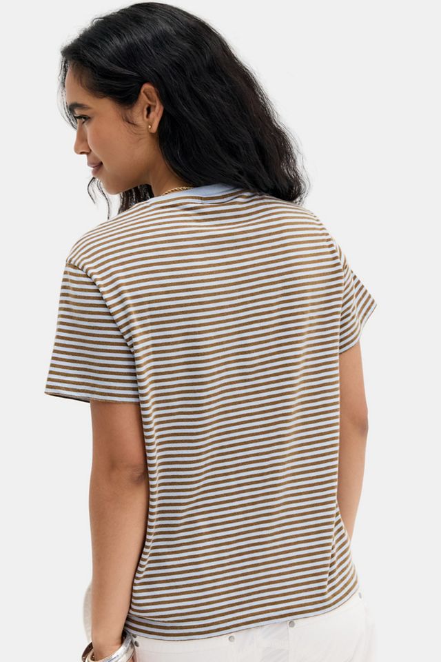 BDG Gestreiftes Relaxed Kurzarm-T-Shirt #3