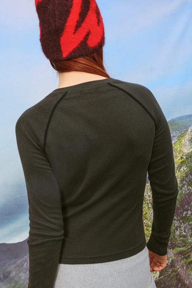 iets frans... High V-Neck Long Sleeve T-Shirt #3