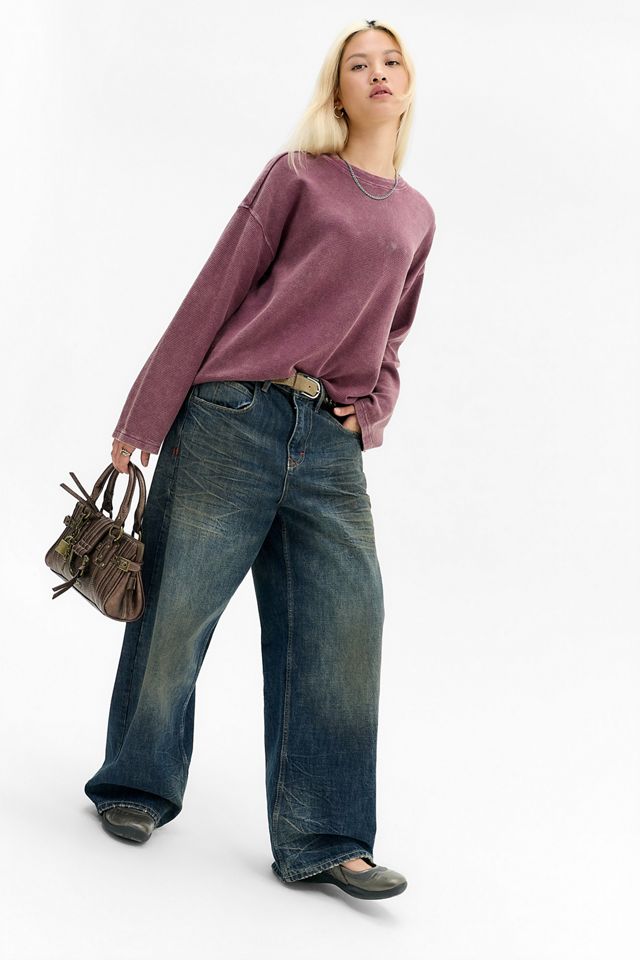 BDG Elix Long Sleeve Waffle Tee #1