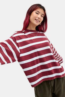 BDG Luca Streifen Langarm-T-Shirt