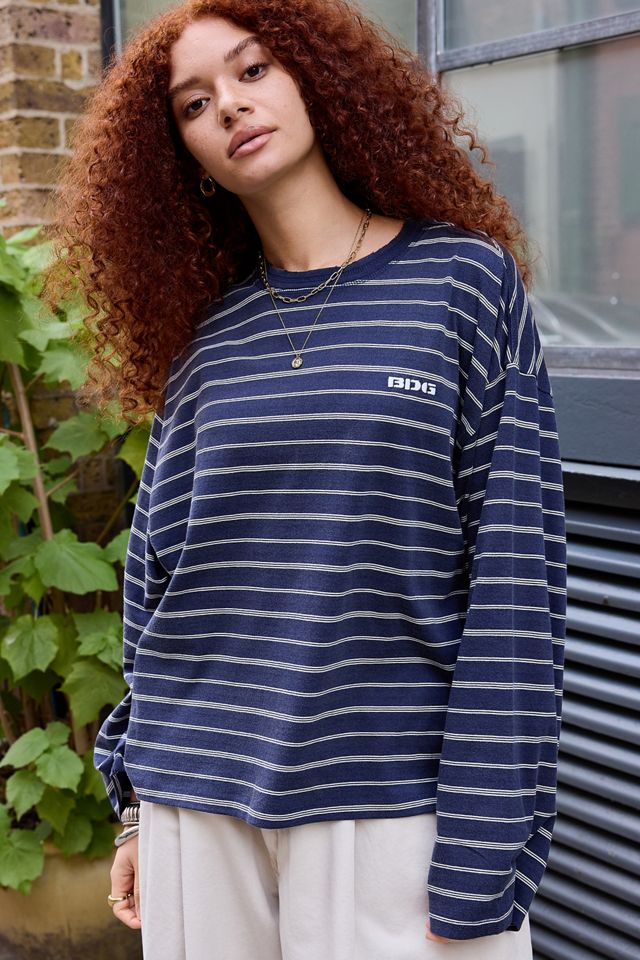 BDG Luca Stripe Long Sleeve T-Shirt #1