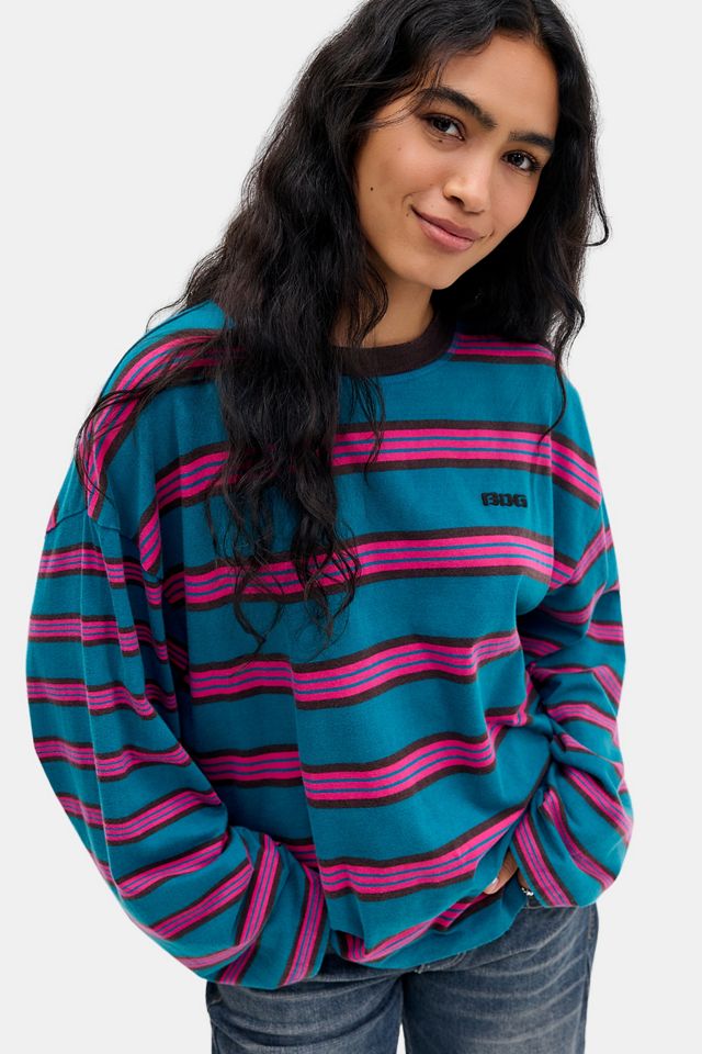 Camiseta de Manga Larga BDG Luca a Rayas #1