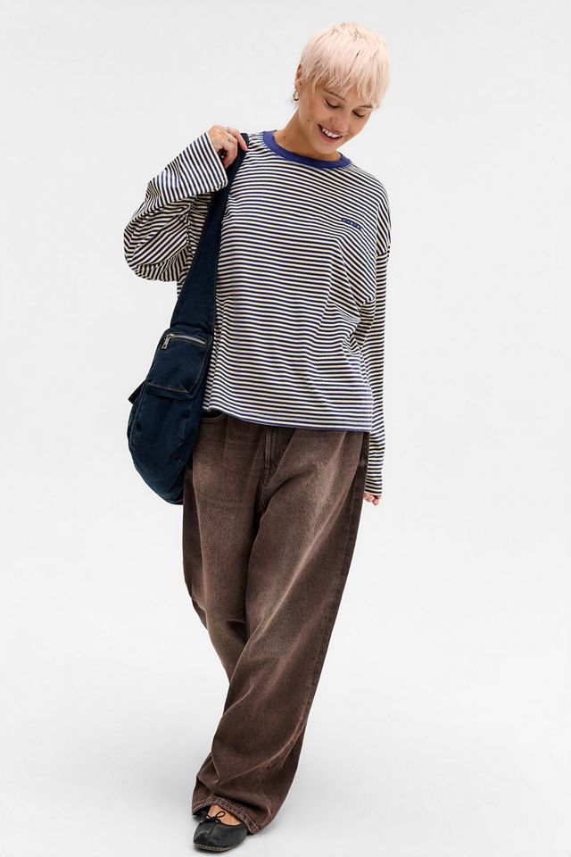 BDG Luca Stripe Long Sleeve T-Shirt #1