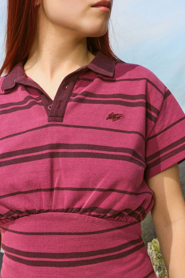 iets frans... Cinch Waist Polo Shirt #2