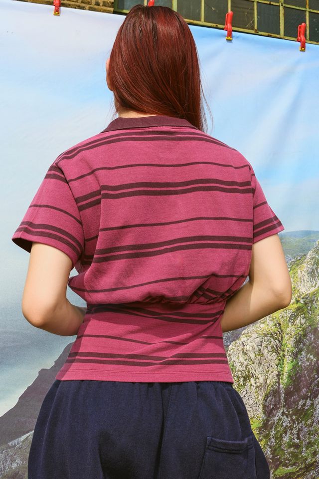 iets frans... Cinch Waist Polo Shirt #3