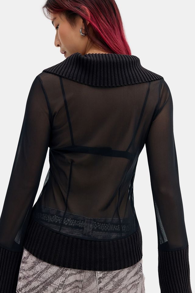 Top de Malla con Botones UO Jaea #3