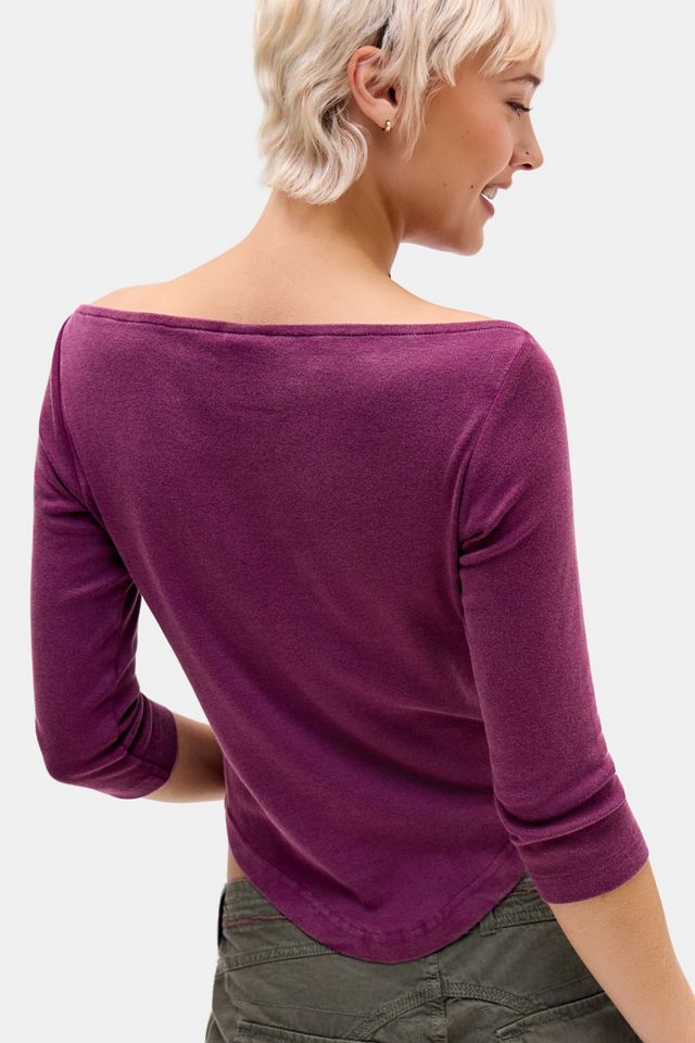 UO Lilee Basic-T-Shirt mit 3/4-Ärmeln #3