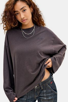 BDG Einfarbiges Langarmshirt