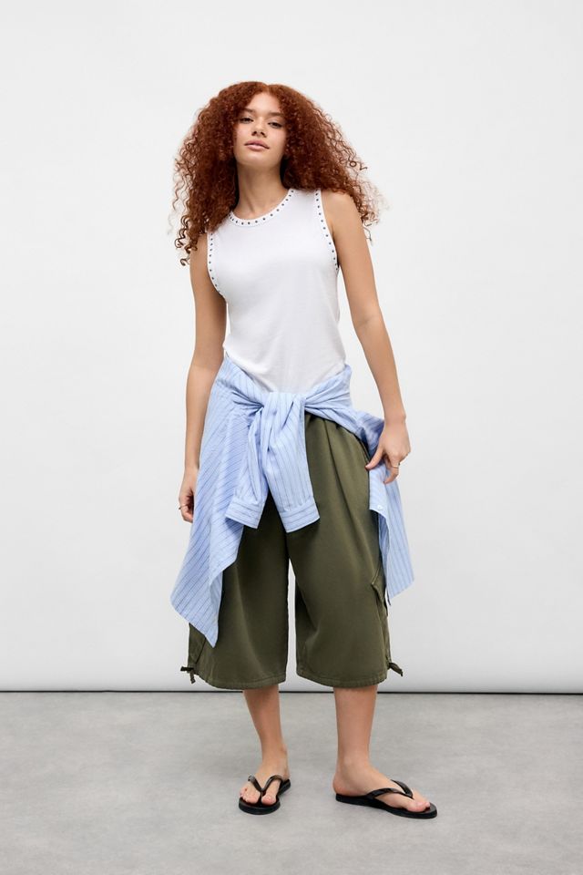 UO Teddi Nietenverziertes Muskelshirt #2