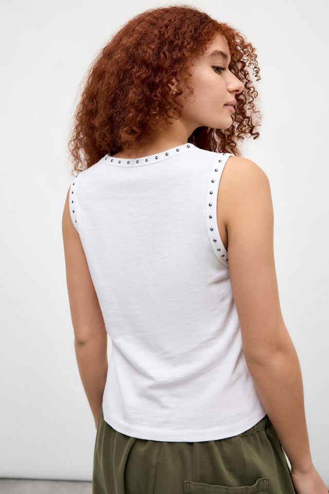 UO Teddi Nietenverziertes Muskelshirt #3