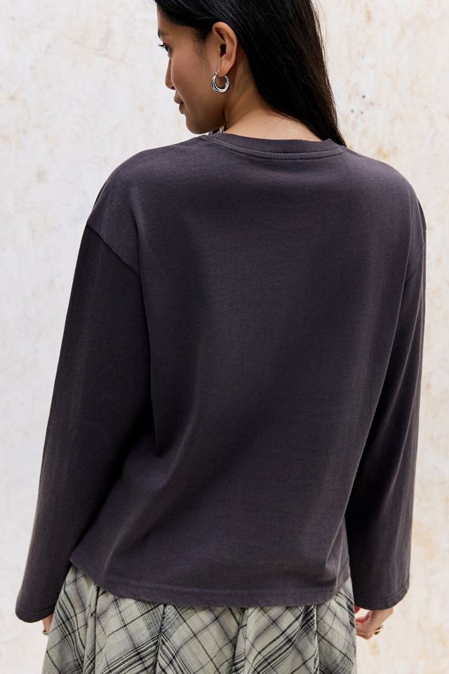Maglietta a maniche lunghe boxy BDG Kai #3