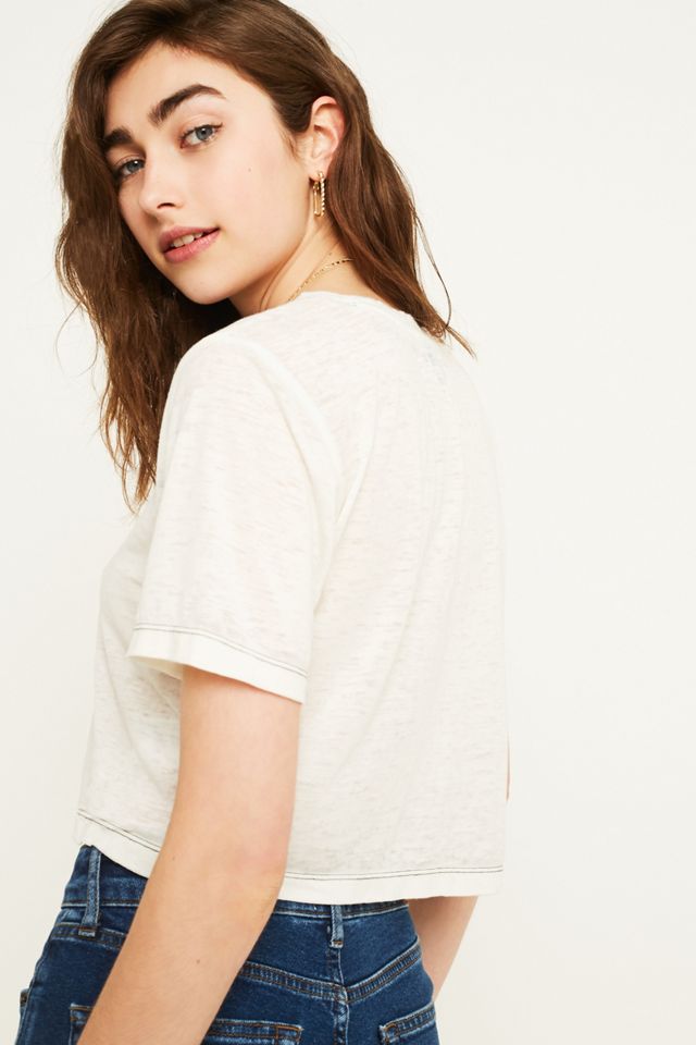 UO Burnout Crop T-Shirt #2