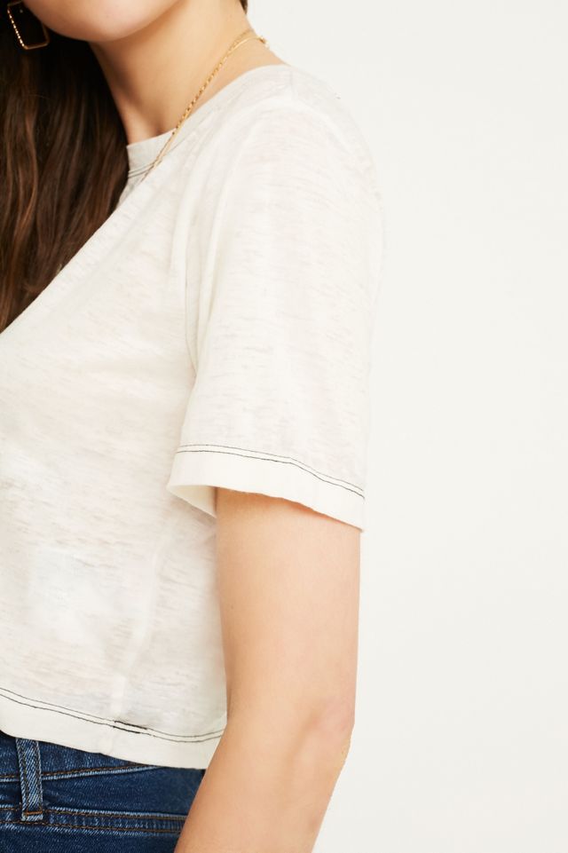 UO Burnout Crop T-Shirt #4