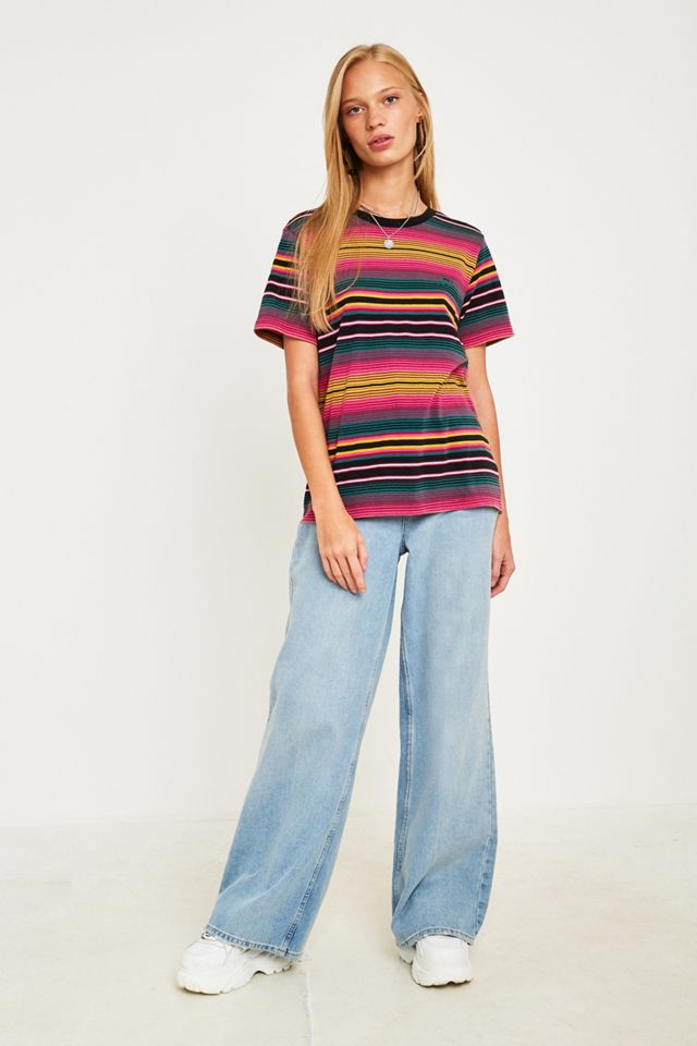 UO Pink Stripe Boyfriend T-Shirt #1