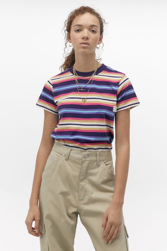UO Babyboy Rainbow Stripe T-Shirt | Urban Outfitters UK