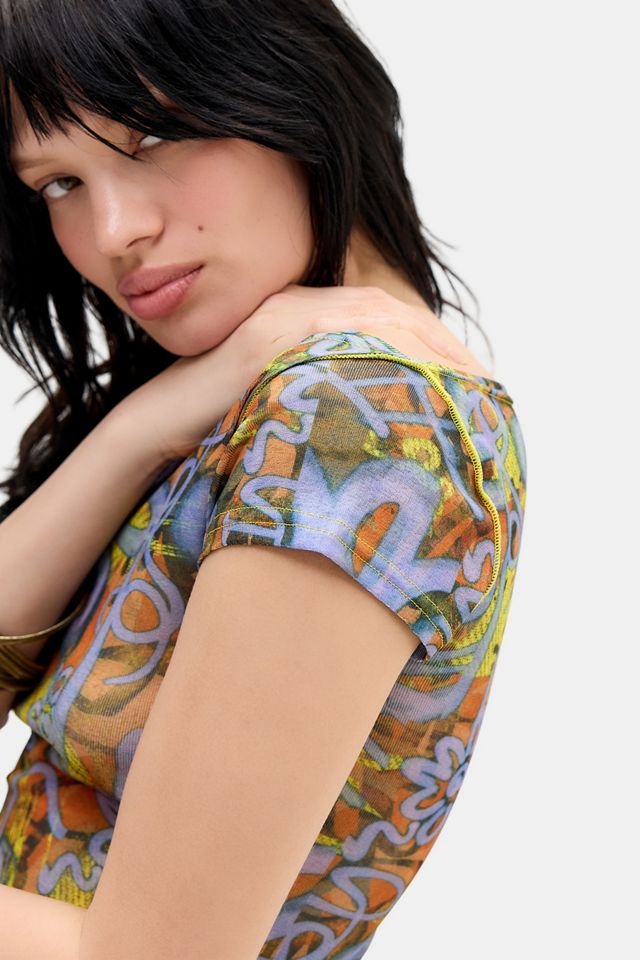 T-Shirt a Maniche Corte UO Frankie con Stampa #2