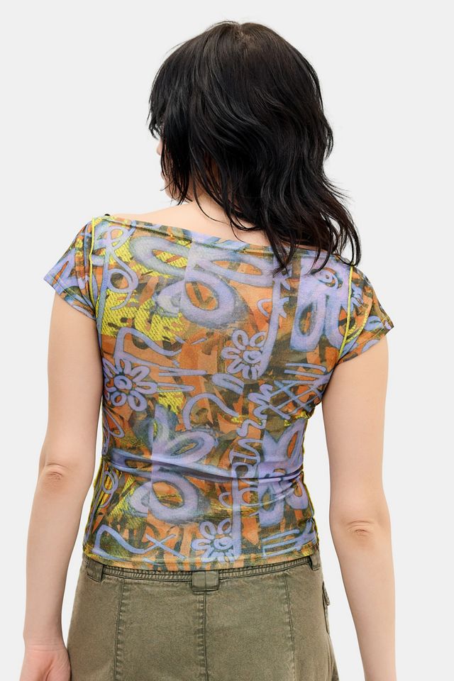 T-Shirt a Maniche Corte UO Frankie con Stampa #3