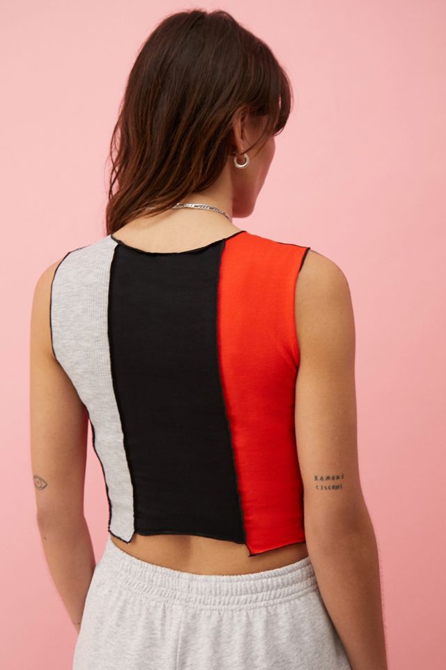 UO - Débardeur patchwork à empiècements #3