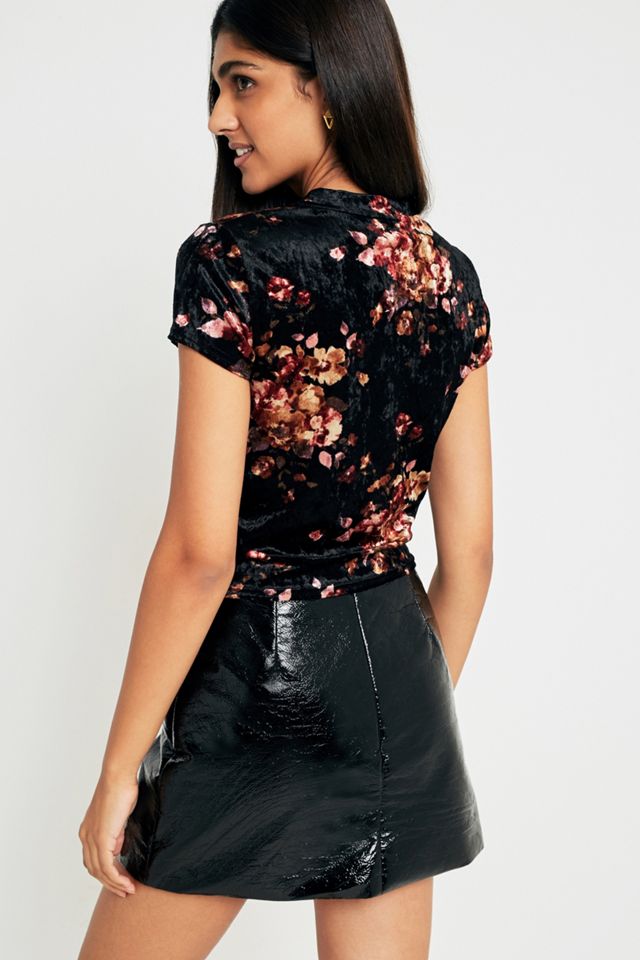 Pins & Needles Floral Velvet Baby T-Shirt #3